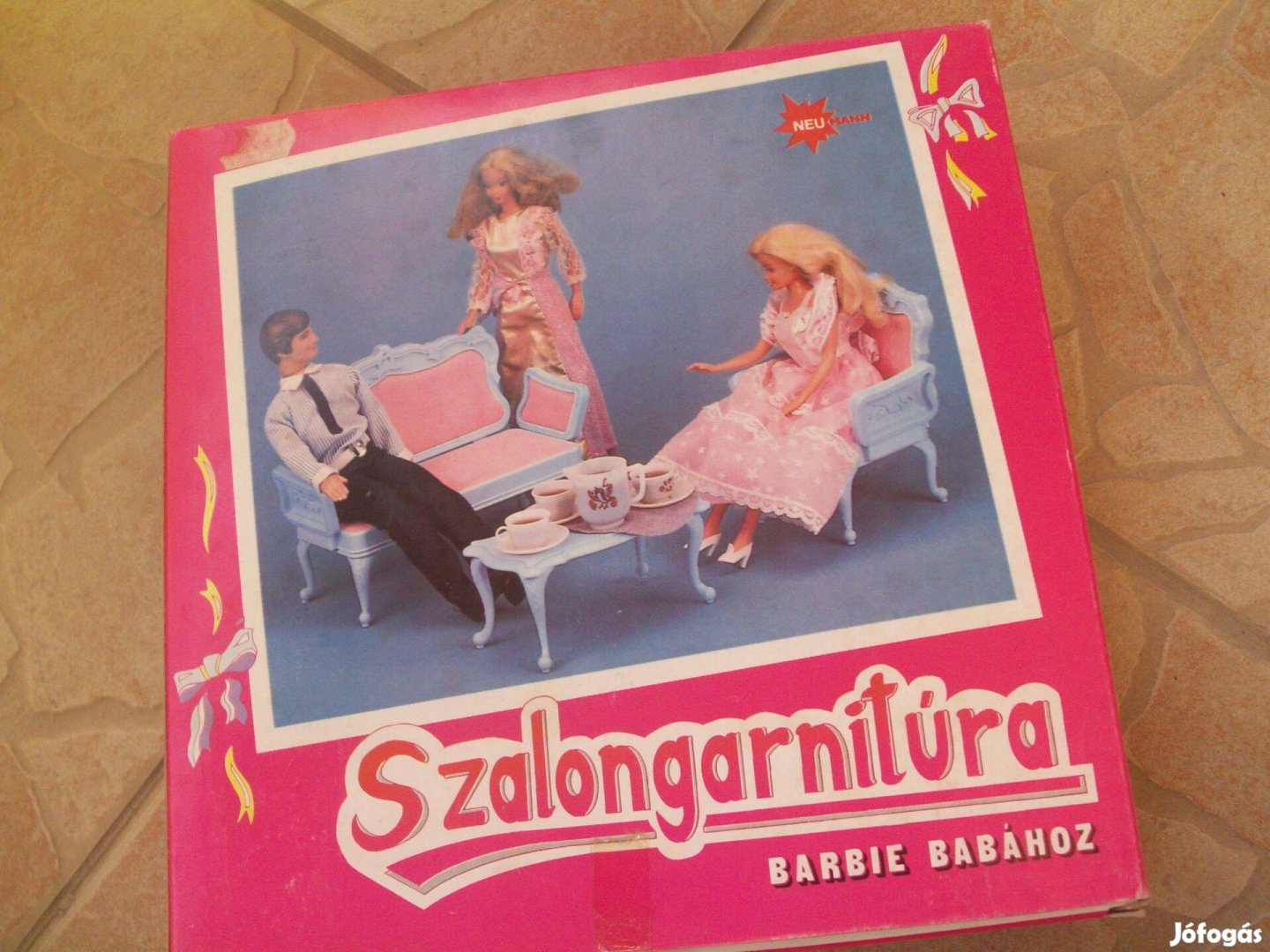 Játék-szalongarnitura Barbie babához (újszerű)