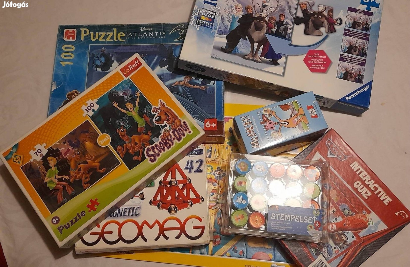 Játékok puzzle memória karácsonyi pecsétnyomó