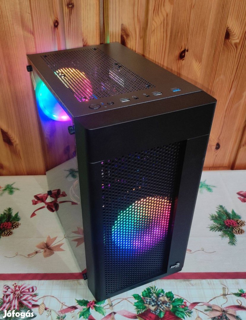 Játékra! Új Rbg Házas Izom processzoros Gamer PC Garanciával!