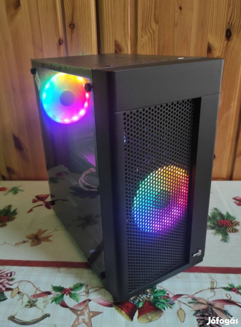 Játékra! Új Rbg Házas Izom processzoros Gamer PC Garanciával!