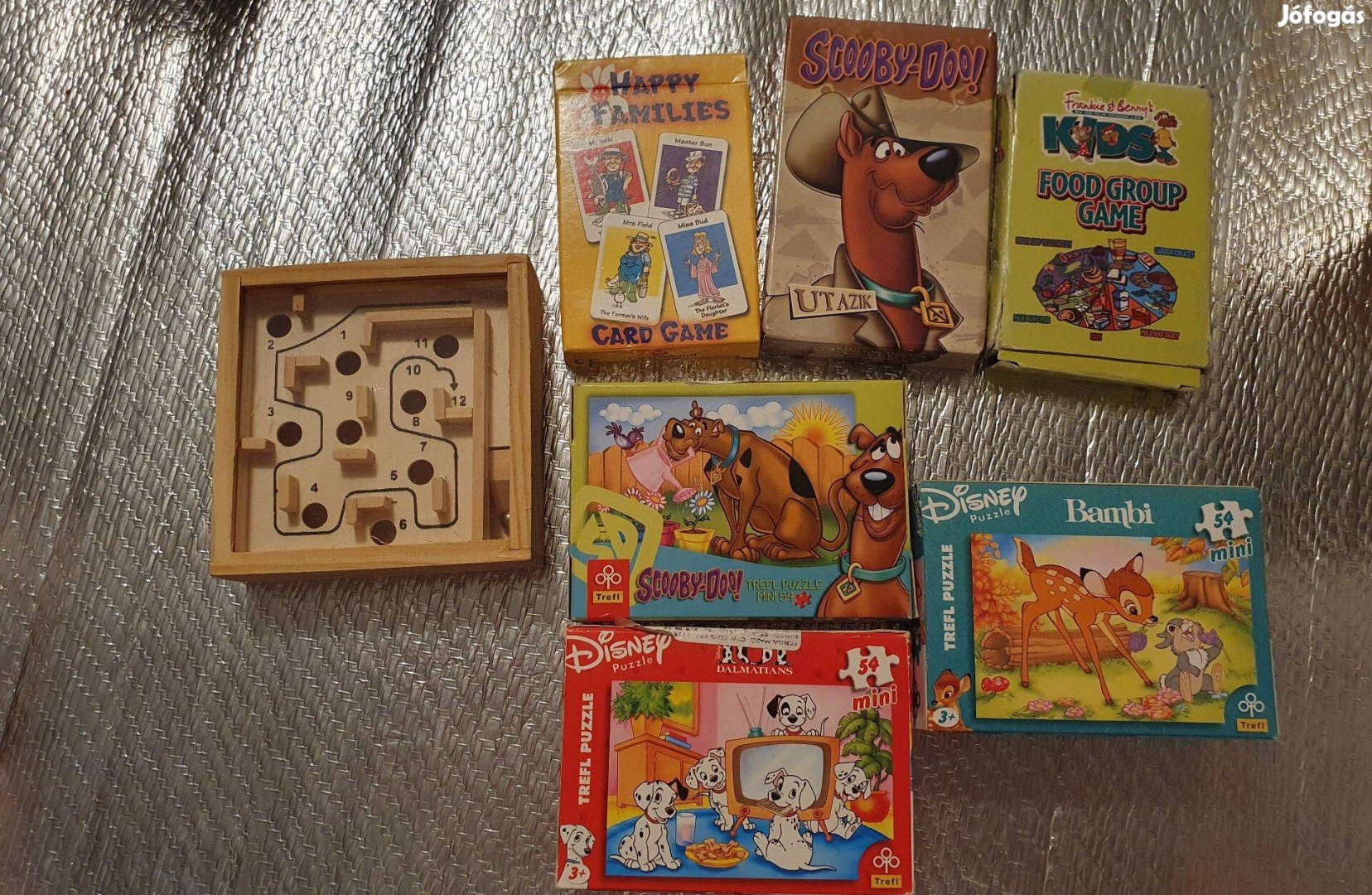 Játékszett minipuzzlek, kártyák