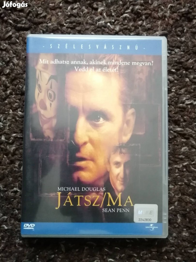 Játszma DVD film újszerű állapotban