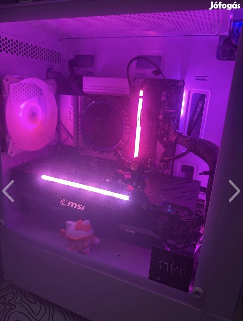 Játszós PC Ak DDR5,RX6800 16GB,SSD