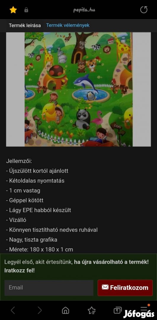 Játszószőnyeg és játszósátor