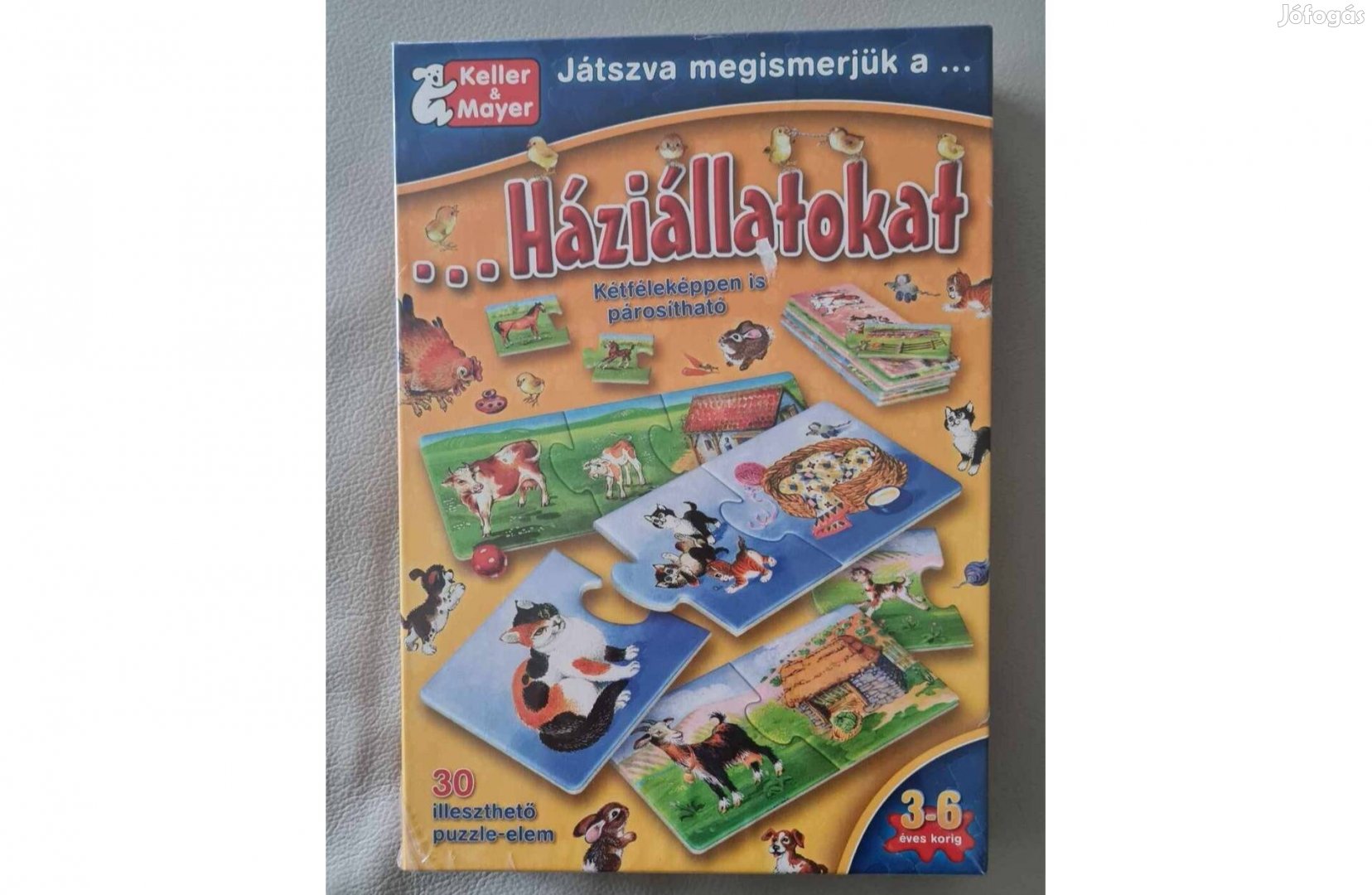 Játszva megismerjük a háziállaotkat - fejlesztő játék, teljesen új
