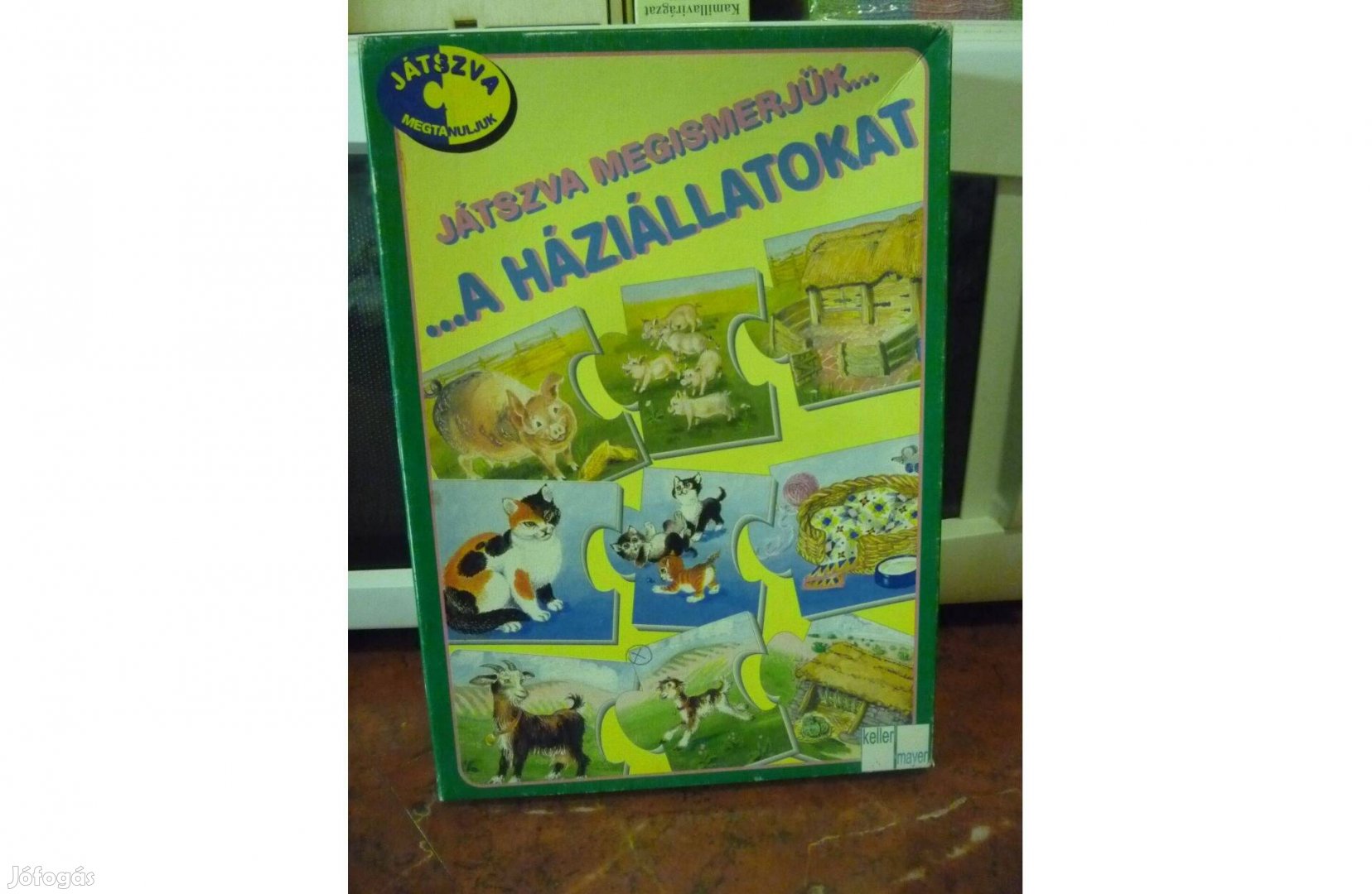 Játszva megismerjük a háziállatokat társasjáték kicsiknek