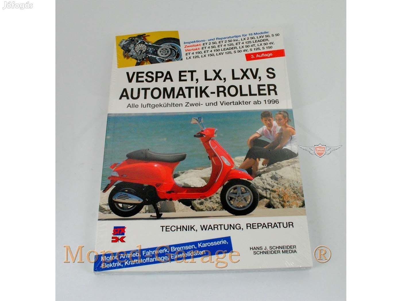 Javítási útmutató Piaggio Vespa ET, LX, LXV, S modellekhez