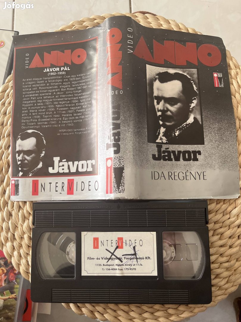 Jávor ida regénye intervideo vhs