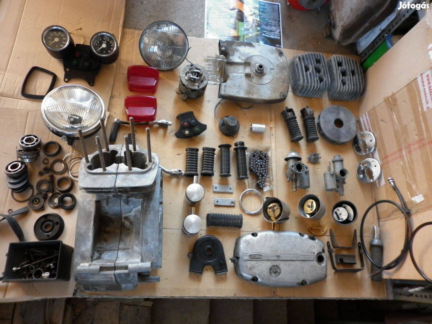 Jawa 350 , motor alkatrészek