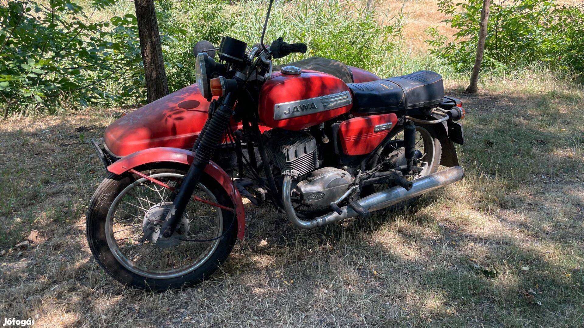 Jawa 350 oldalkocsis motor