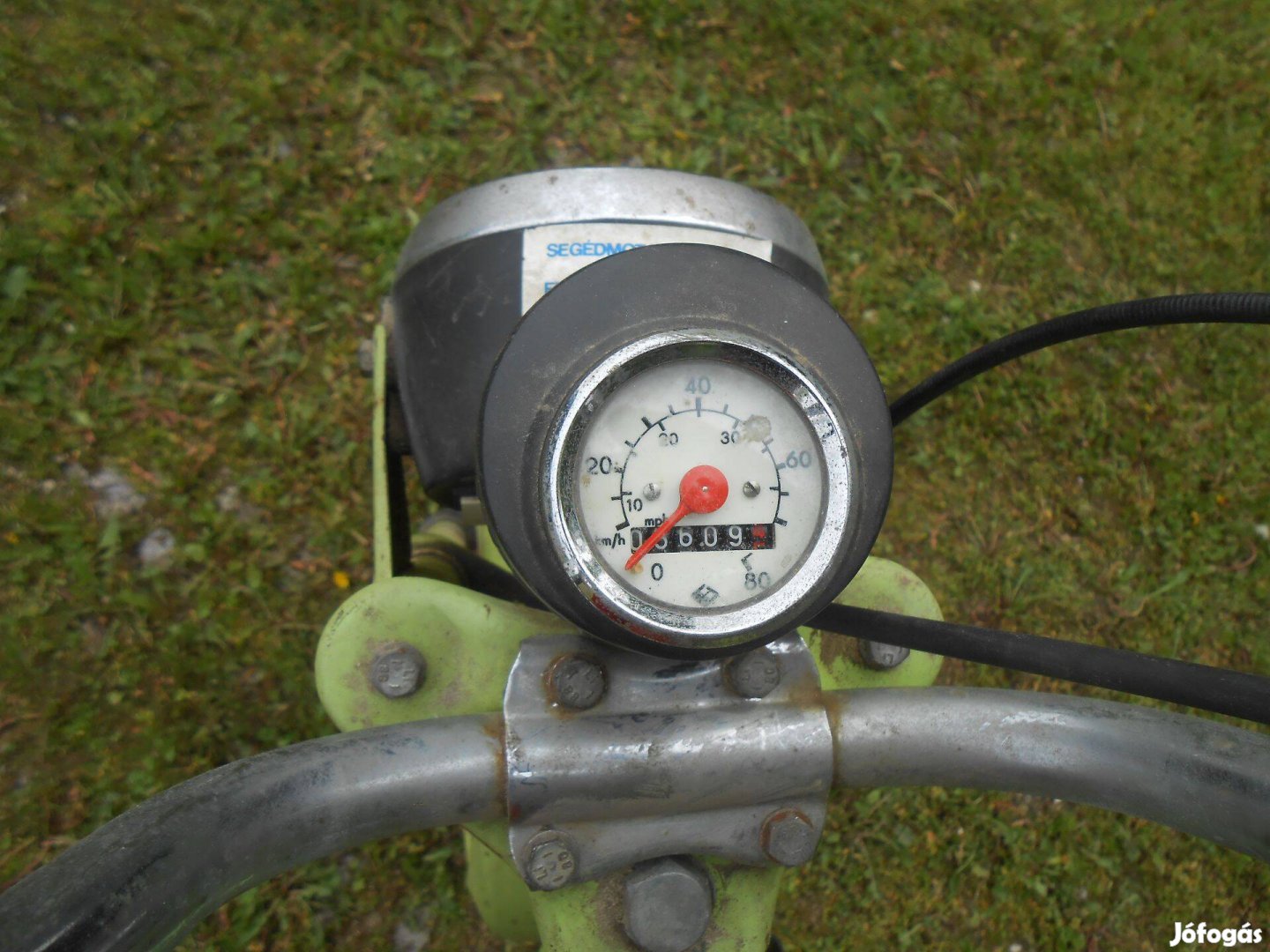 Jawa Babetta 210-esről : 5609 km-t használt gyári km óra