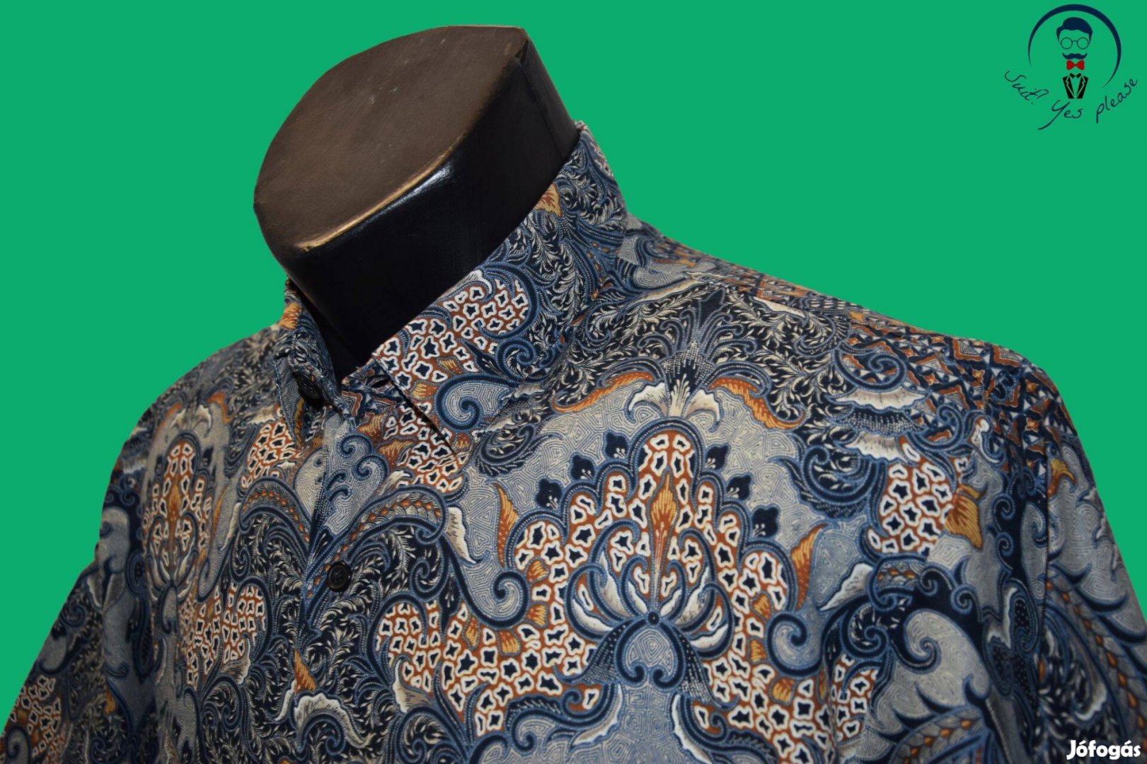 Jawa Batik extravagáns férfi ing (méret:41-L)