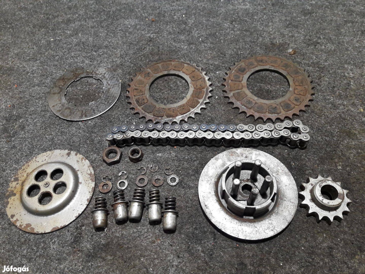 Jawa Mustang / Ideal 05 komplett kuplung szett