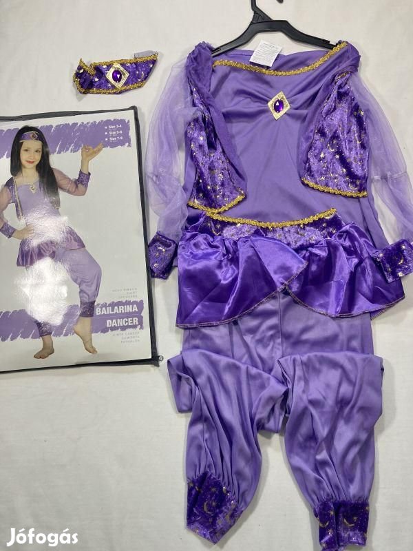 Jázmin jelmez, Jasmin jelmez, Aladdin jelmez, hastáncos jelmez, új