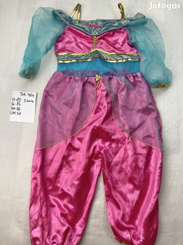 Jázmin jelmez, Jasmin jelmez, hercegnő jelmez, Aladdin