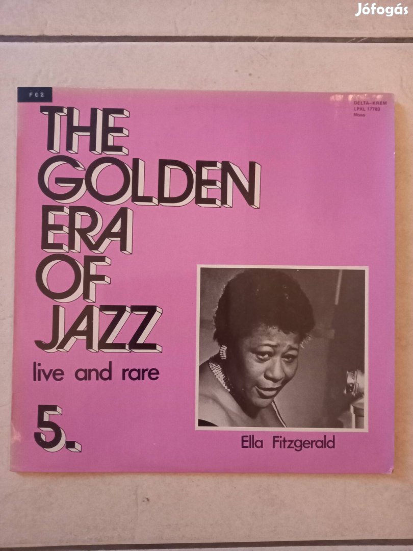 Jazz bakelit lemez Ella Fitzgerald