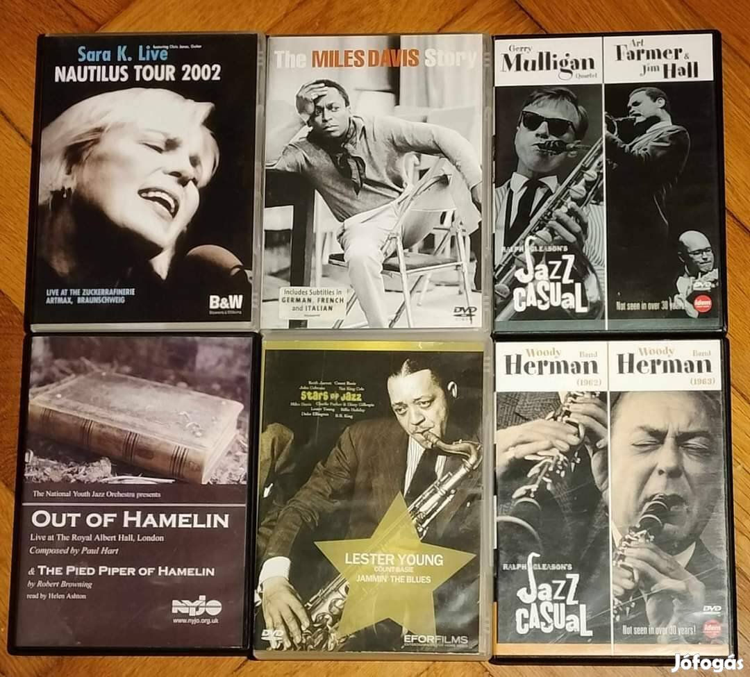 Jazz zenei DVD csomag 