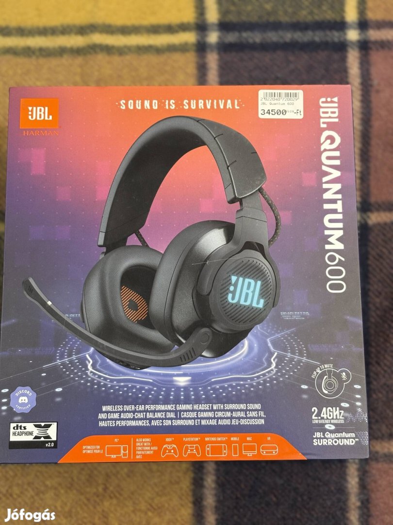 Jbl Quantum 600 újszerű