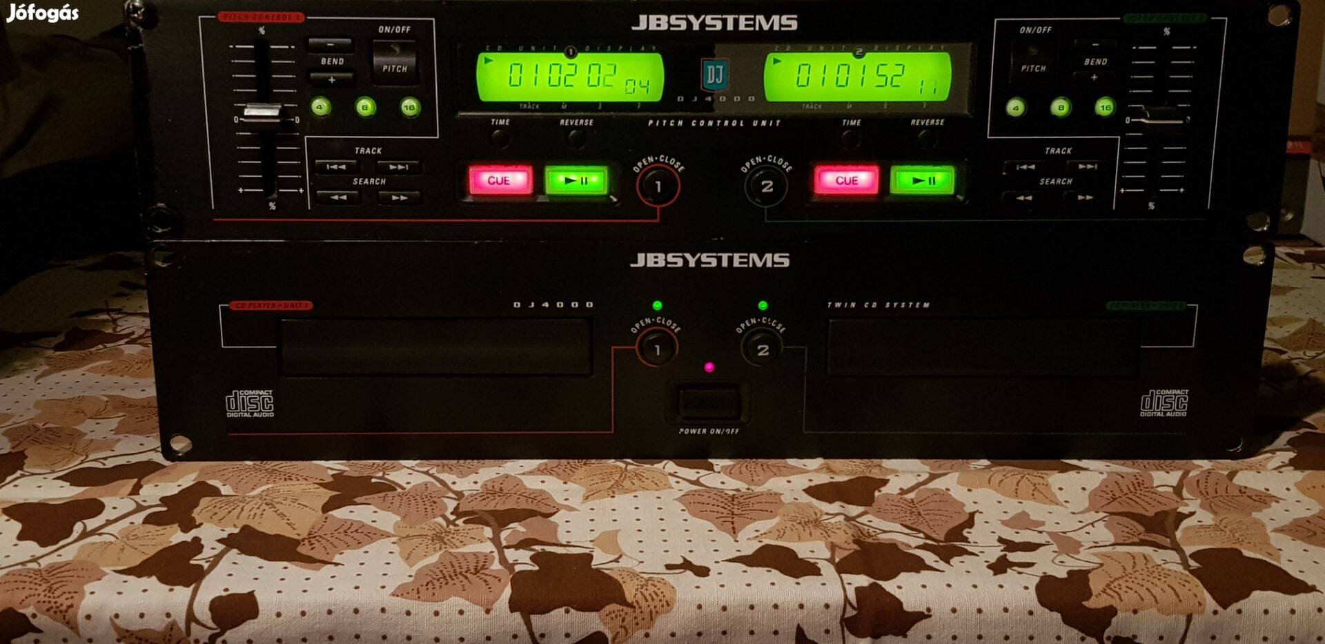 Jbsystems DJ4000 cd lejátszó pitch control sony, kenwood,