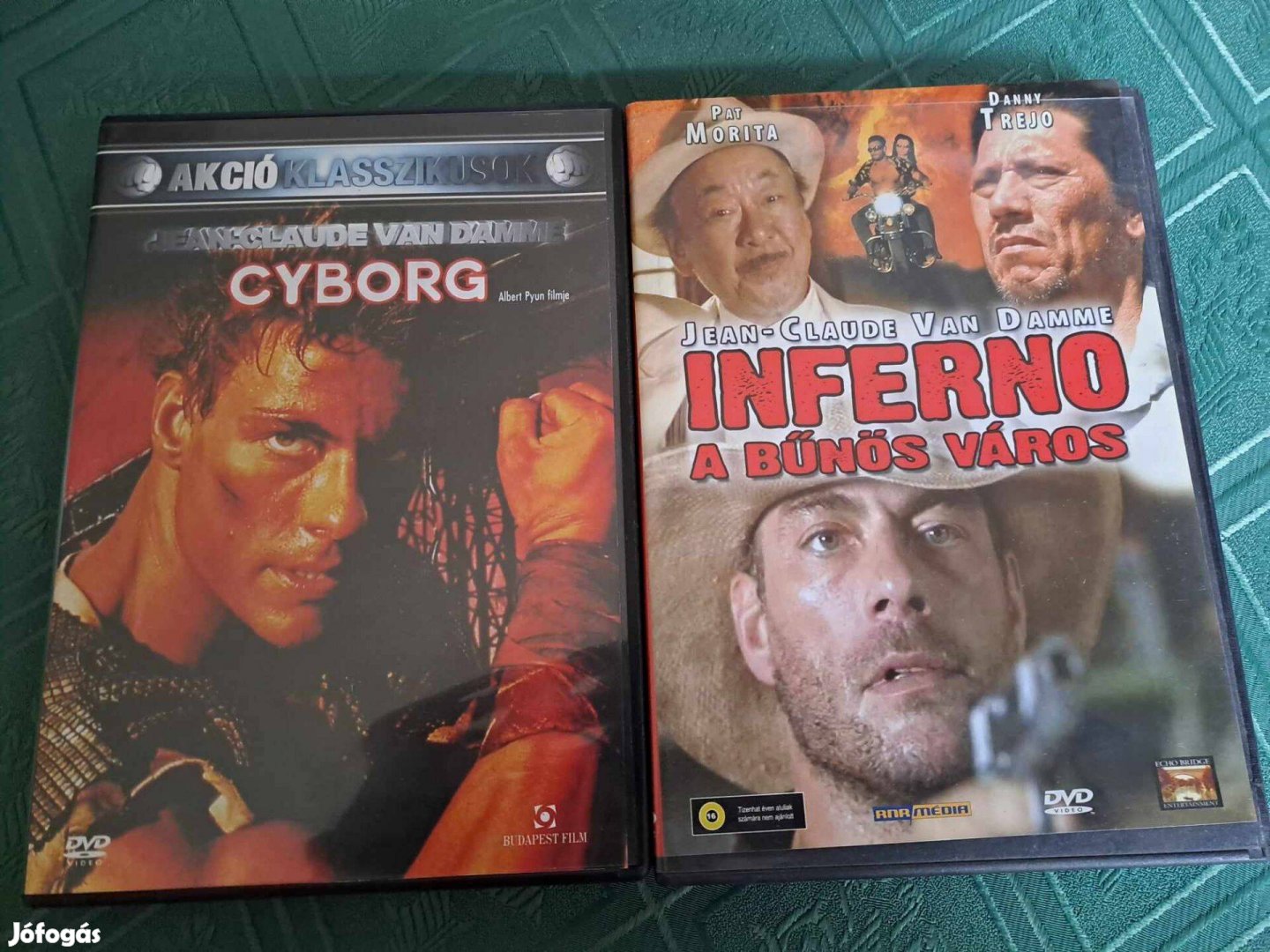 Jean-Claude Van Damme DVD-k: Cyborg és Inferno
