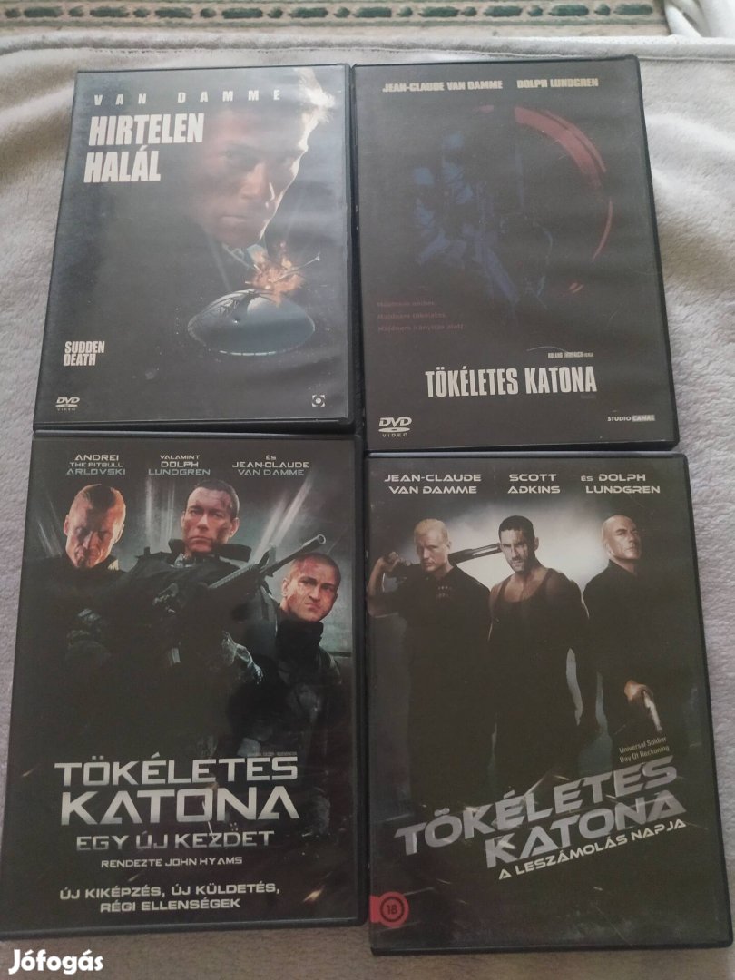 Jean-Claude Van Damme dvdk eredeti szinkronos 
