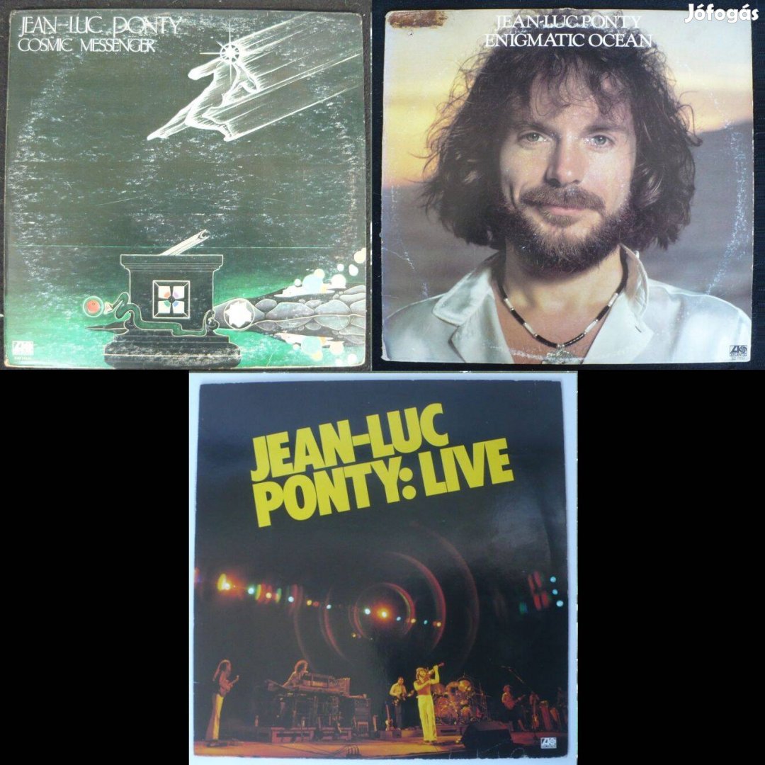 Jean-Luc Ponty hanglemez-kollekció (3 LP)
