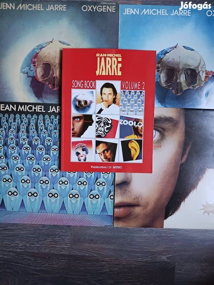 Jean Michel Jarre 4db lemez+ 1 kotta könyv