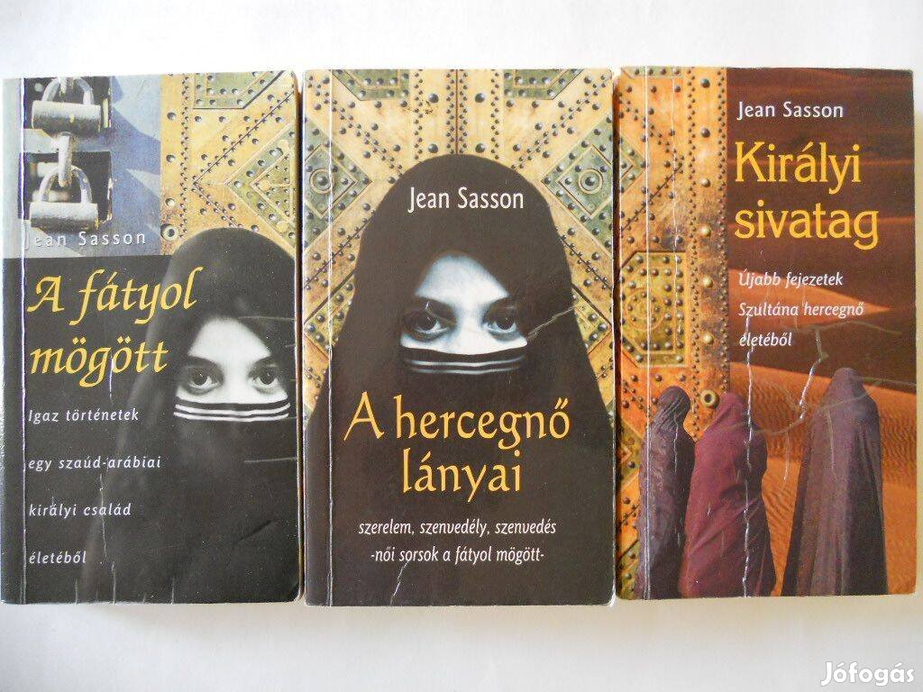 Jean Sasson - hercegnő trillógia könyvek
