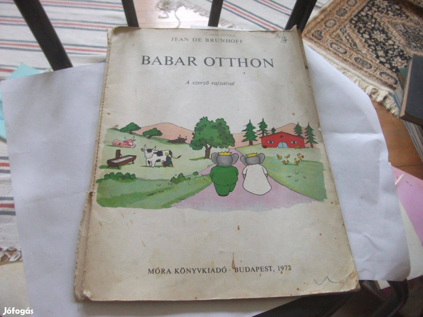 Jean de Brunhoff - Babar otthon - első magyar kiadás 1972 !