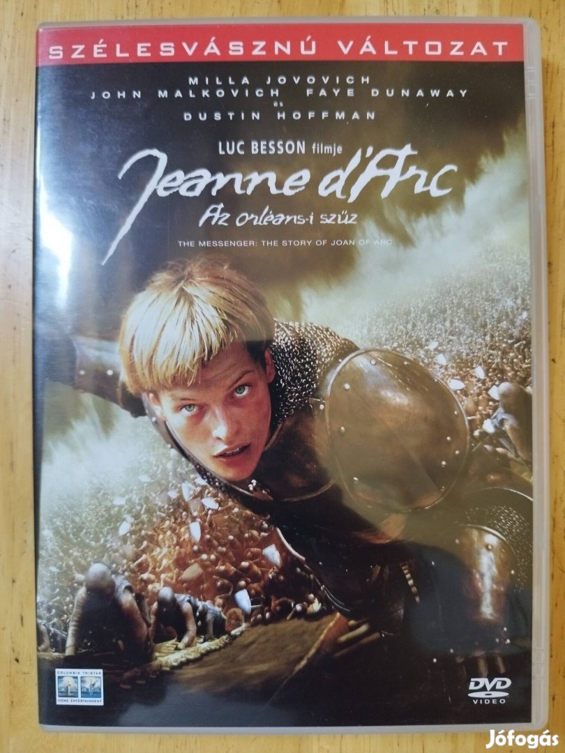 Jeanne D'arc az orleans-i szűz dvd Milla Jovovich