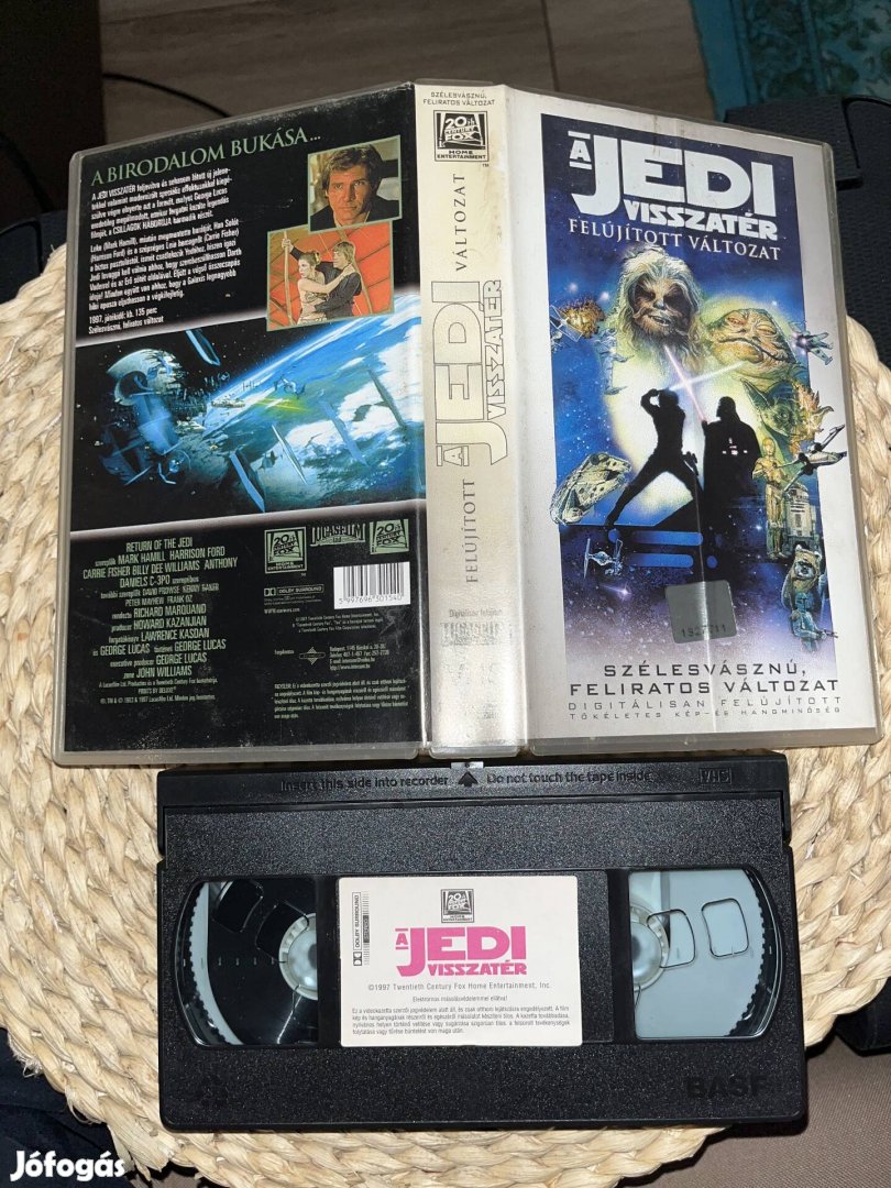 Jedi visszatér star wars vhs