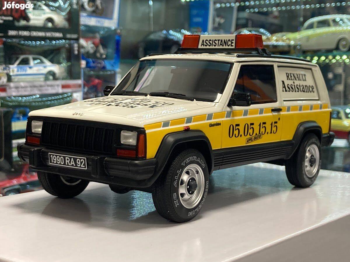 Jeep Cherokee 1989 Renault Assistance 1:18 1/18 Otto Mobile OT939