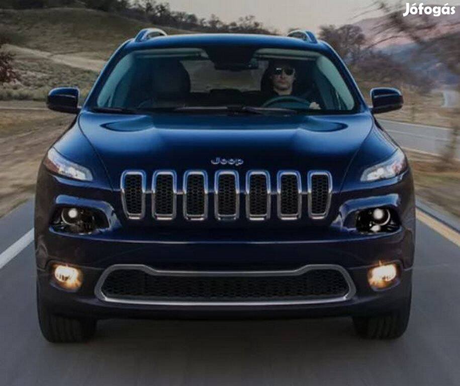 Jeep Cherokee 2014-18 újszerű króm lökhárító burkolat, dísz léc, gyári