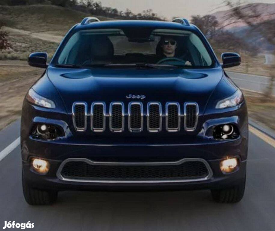 Jeep Cherokee 2014-18 újszerű króm lökhárító burkolat, dísz léc, gyári