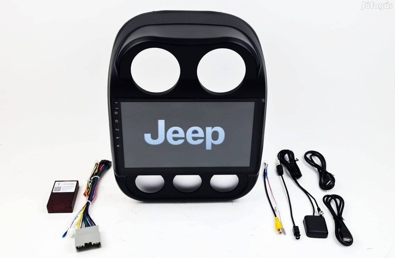 Jeep Compass Android autórádió fejegység gyári helyre 1-4GB Carplay