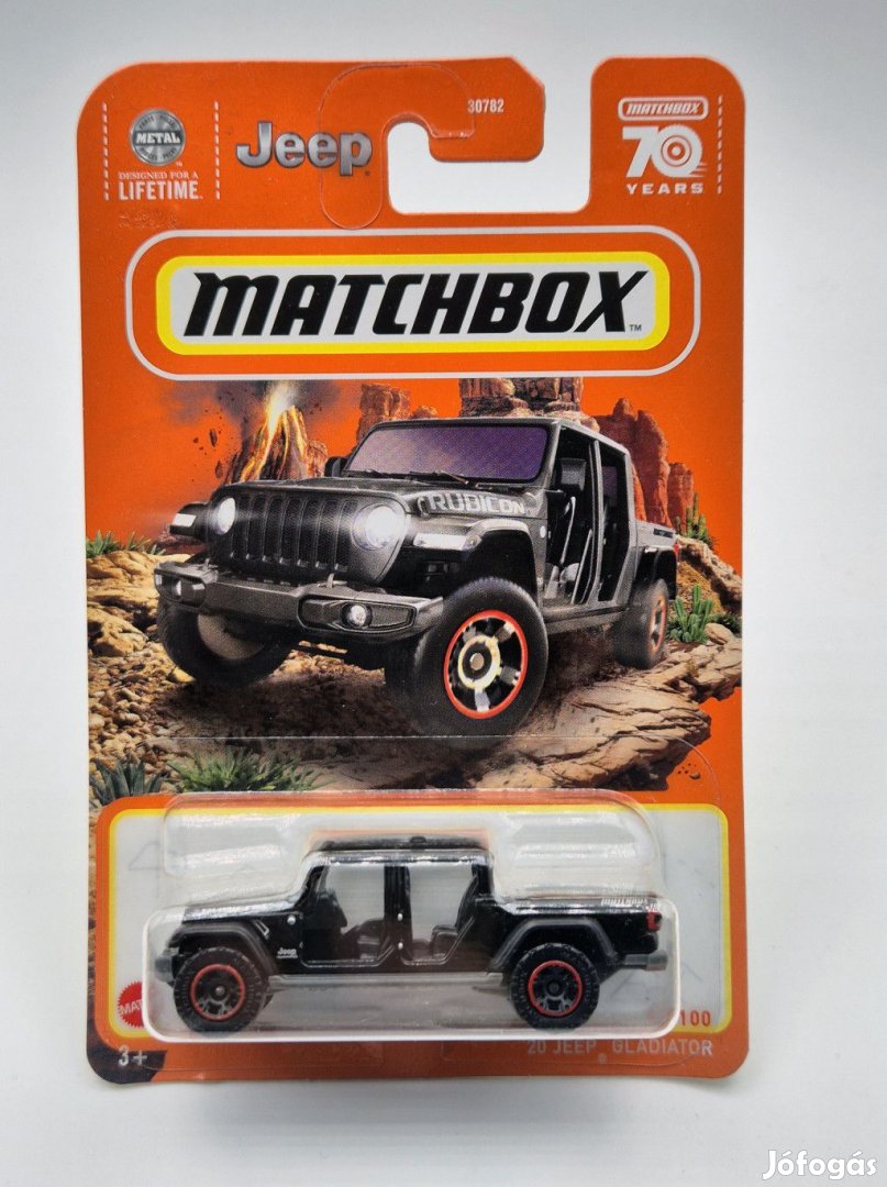 Jeep Gladiator (2020) - 2023 41/100 - hosszú kártyás -  Matchbox - 1: