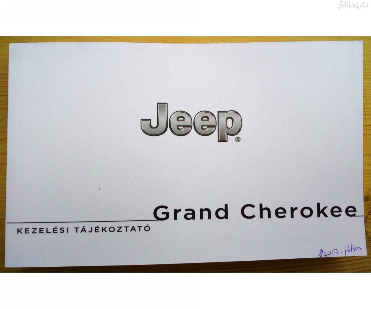 Jeep Grand Cherokee Kezelési Tájékoztató (2016-)