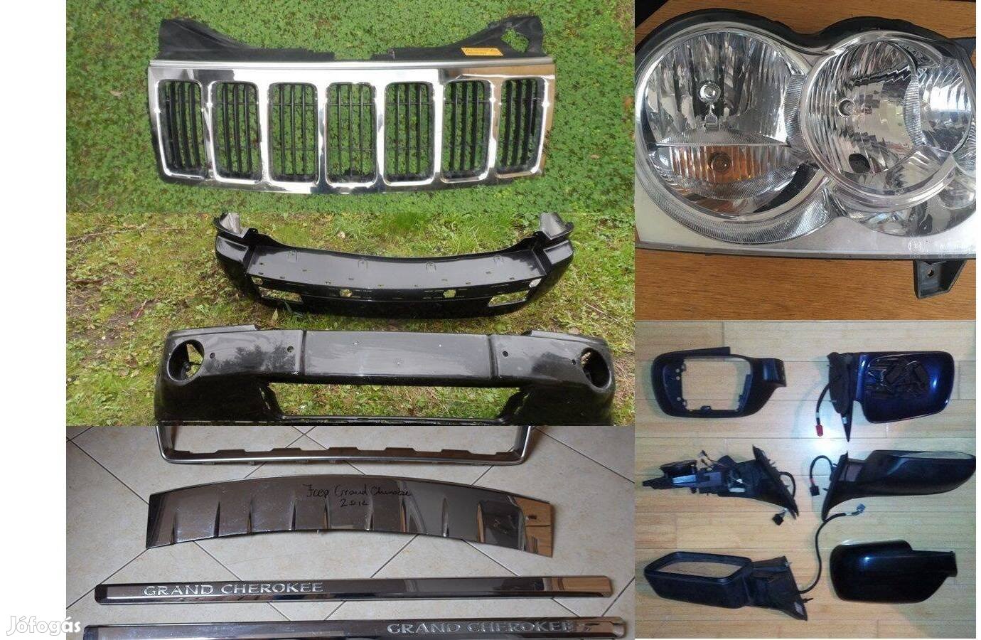 Jeep Grand Cherokee WK bőr ülés, lökhárító, díszléc, lámpa