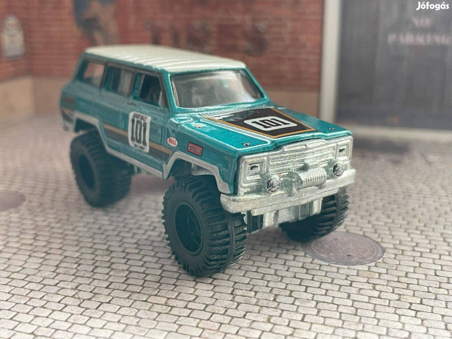 Jeep Wagoneer modell autó - Hot Wheels Premium