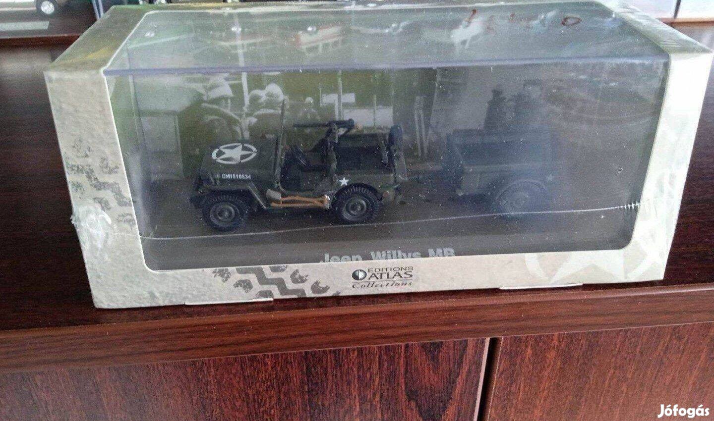 Jeep Willys MB "Atlas" kisauto modell 1/43 Eladó