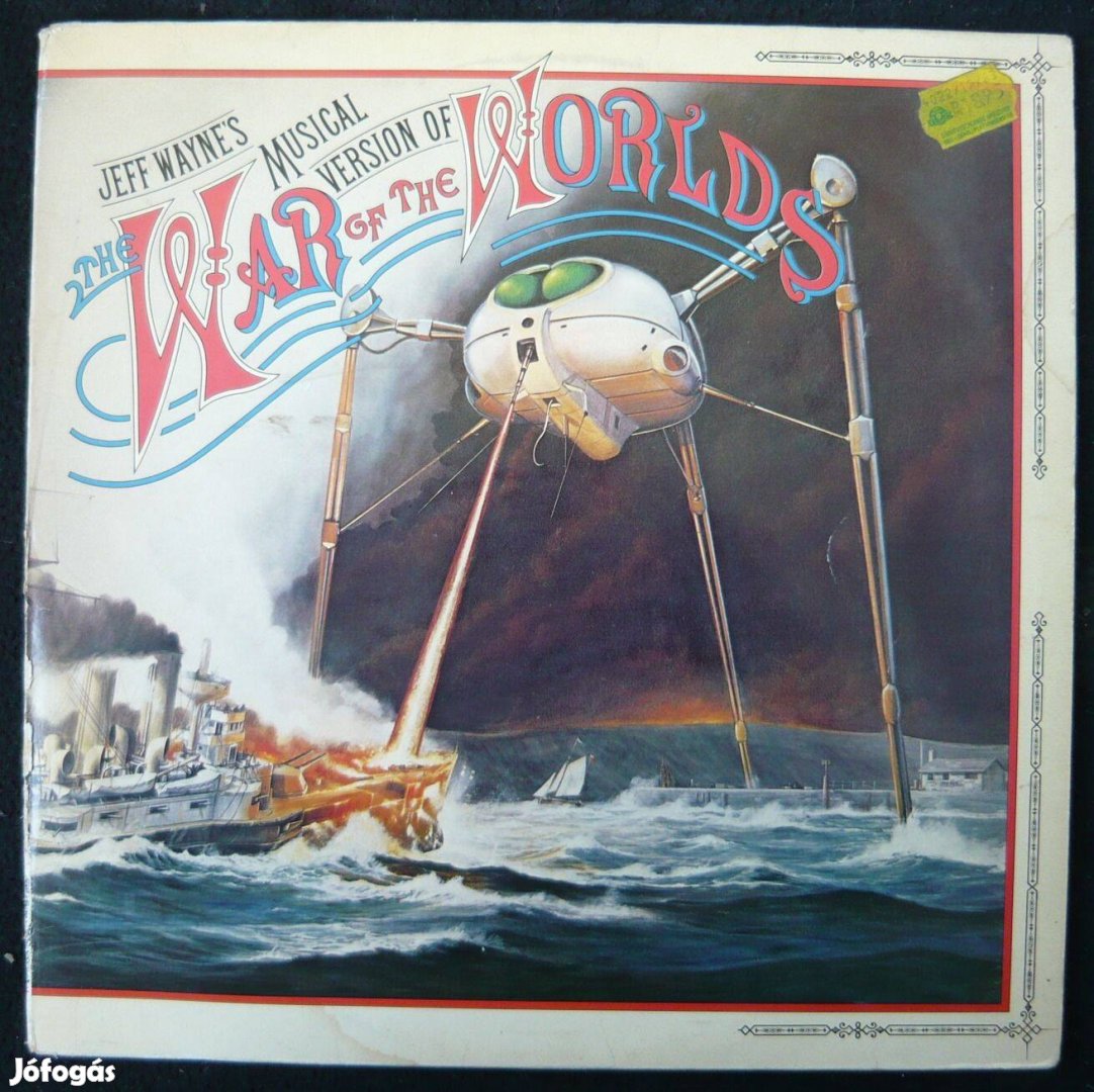 Jeff Wayne's: War of worlds (holland nyomású rockopera, 2 LP)