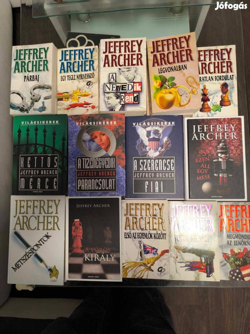 Jeffrey Archer könyvek!