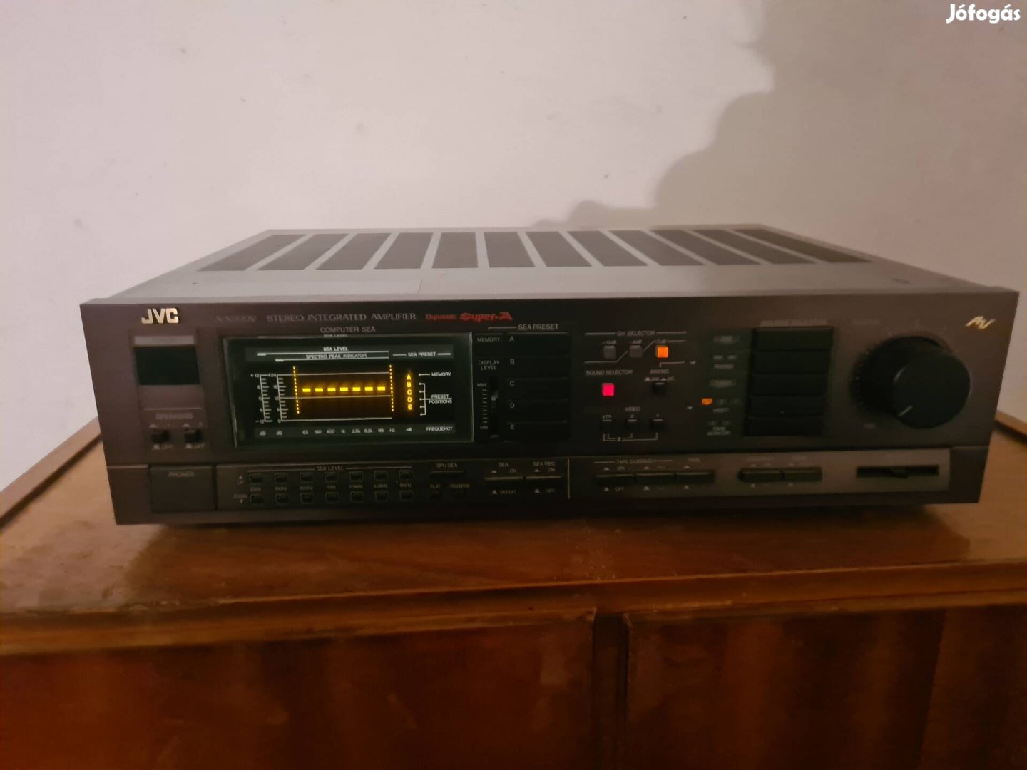 Jegelve JVC ax 500 v retró hifi erősítő