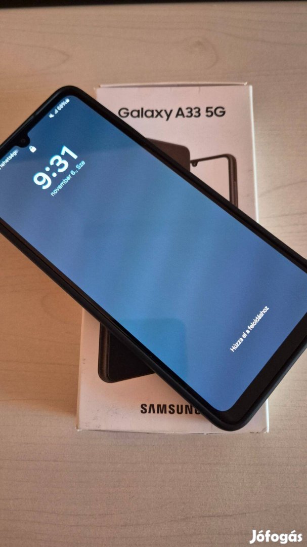 Jegelve - Samsung Galaxy A33 5G 128GB Fekete