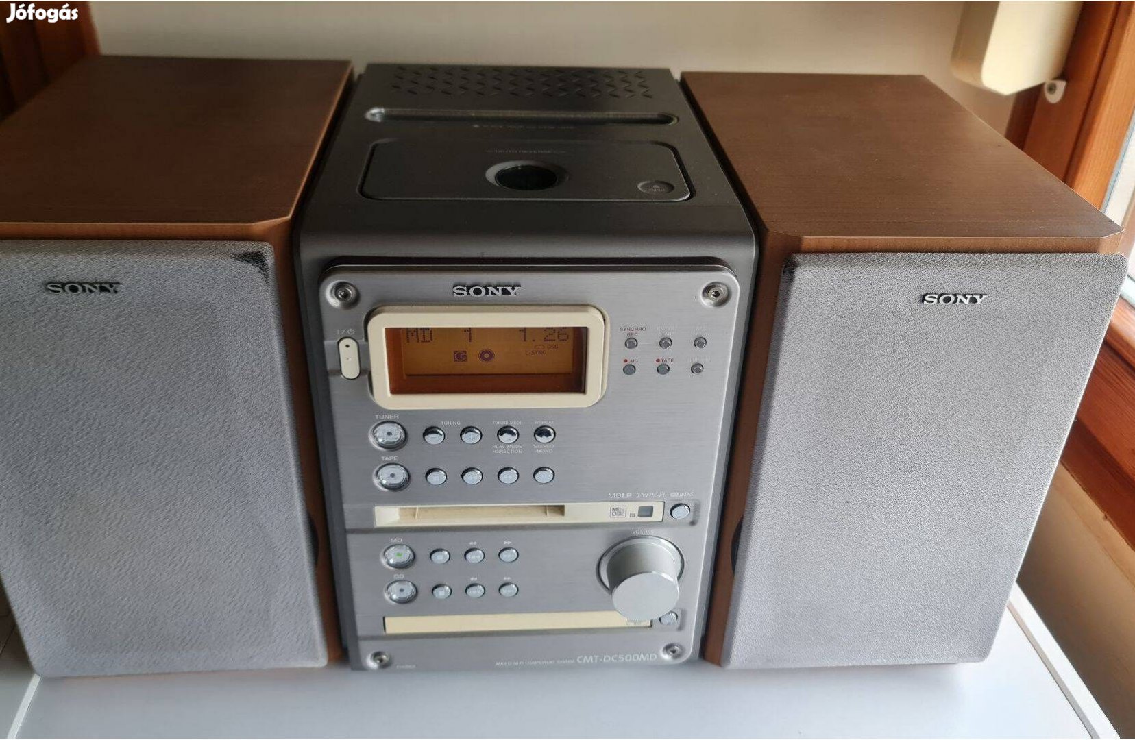 Jegelve! - Sony Hcd-J300 Minidisc-es mini-hifi MD, Mini Disc