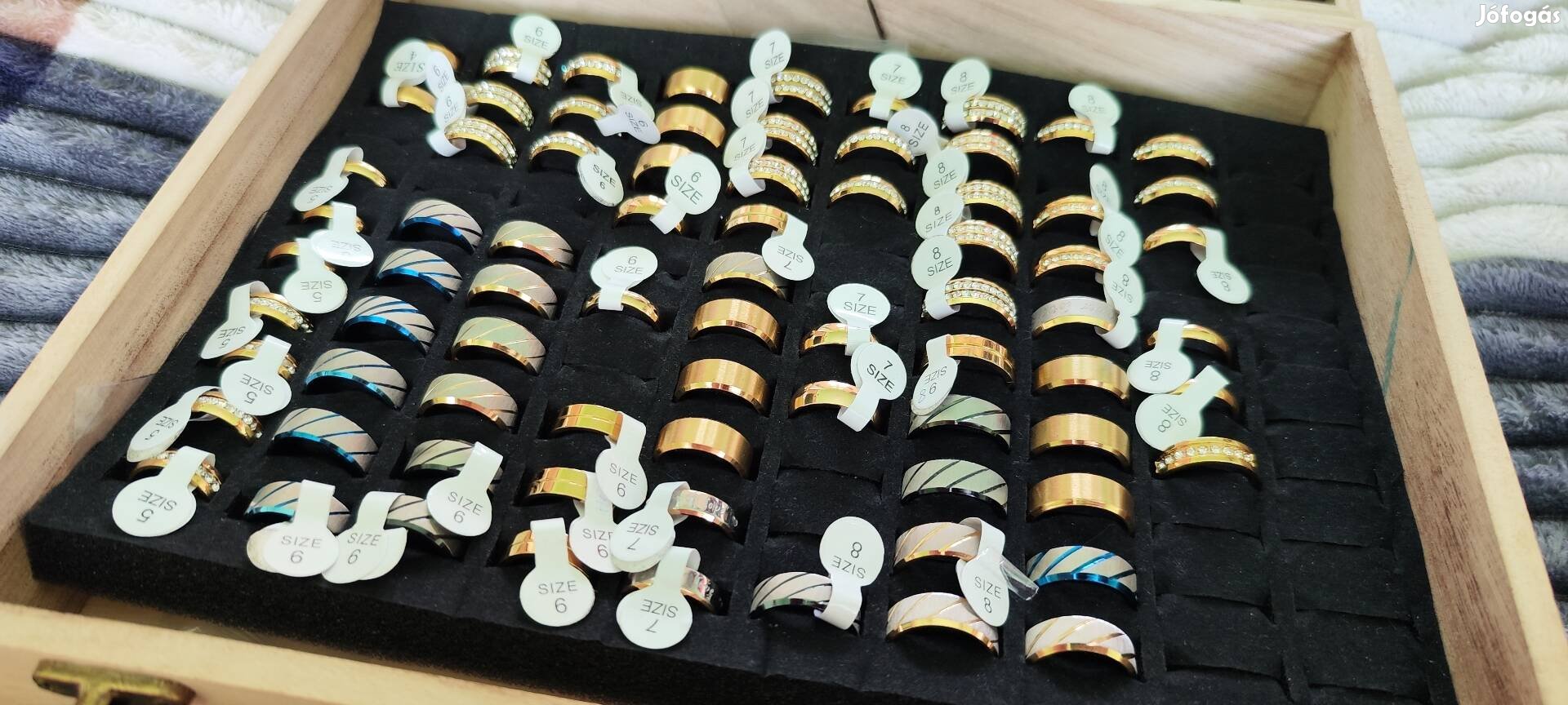 Jeggyűrű-karikagyűrű több féle méretben és fajtában eladó