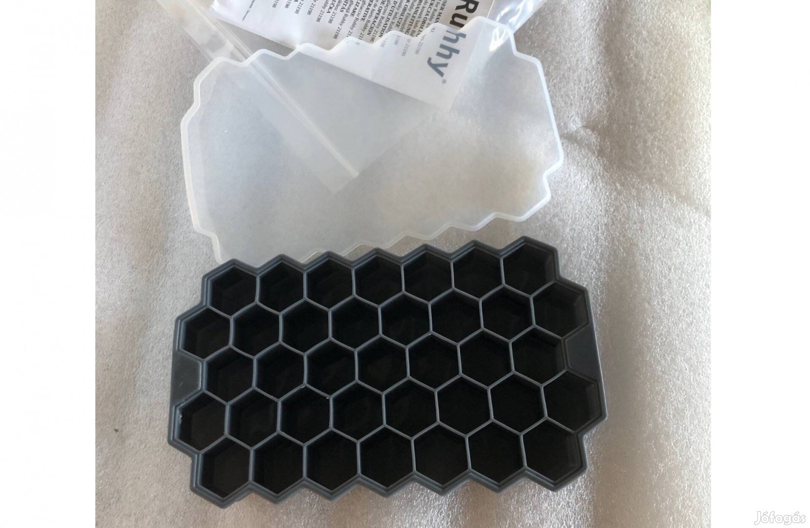 Jégkocka készítő forma fedővel jégkockakészítő jégkockatartó