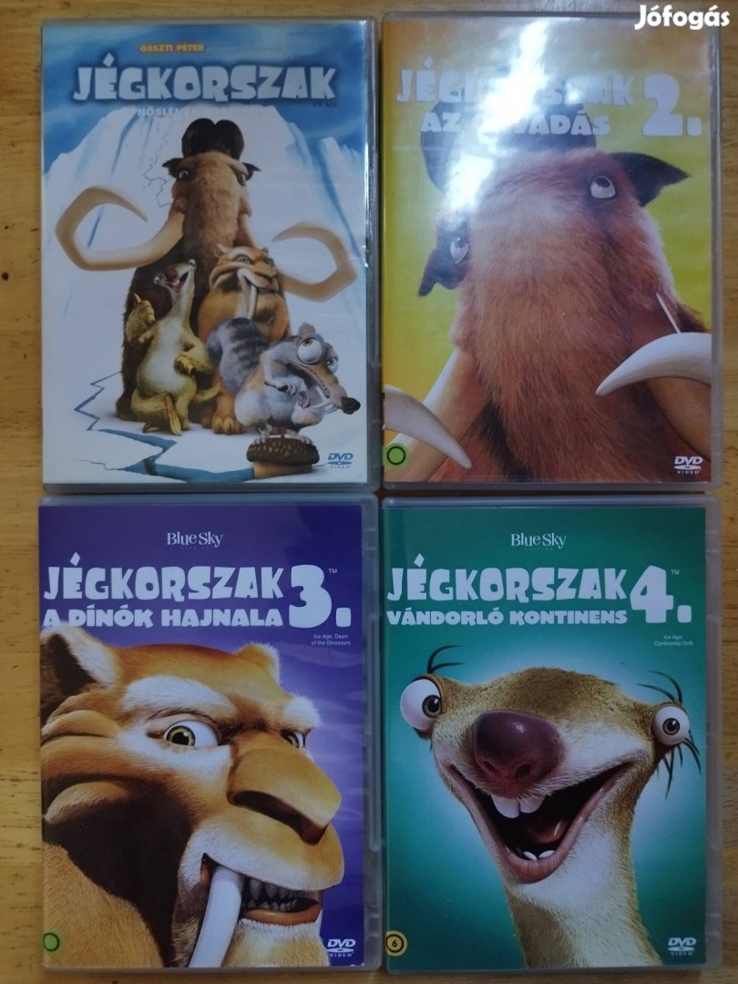 Jégkorszak 1-2-3-4 dvd 