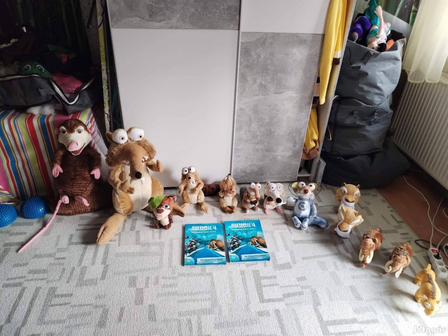 Jégkorszak plüss motkány mamut mani oposszum tigris diego