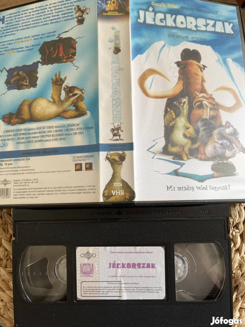 Jégkorszak vhs kazetta